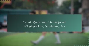 Ricardo Quaresma: Internasjonale høydepunkter, Euro-bidrag, Arv